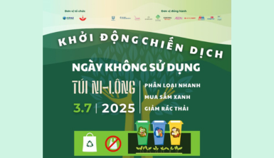 Chính thức khởi động chiến dịch " Ngày không sử dụng túi Ni-lông năm 2025" tại Việt Nam